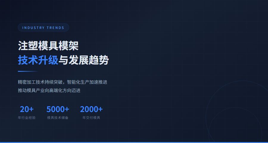 注塑模具模架技术发展趋势