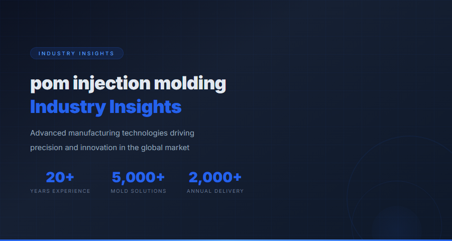 Pom Injection Molding - Industry Technology and Innovation