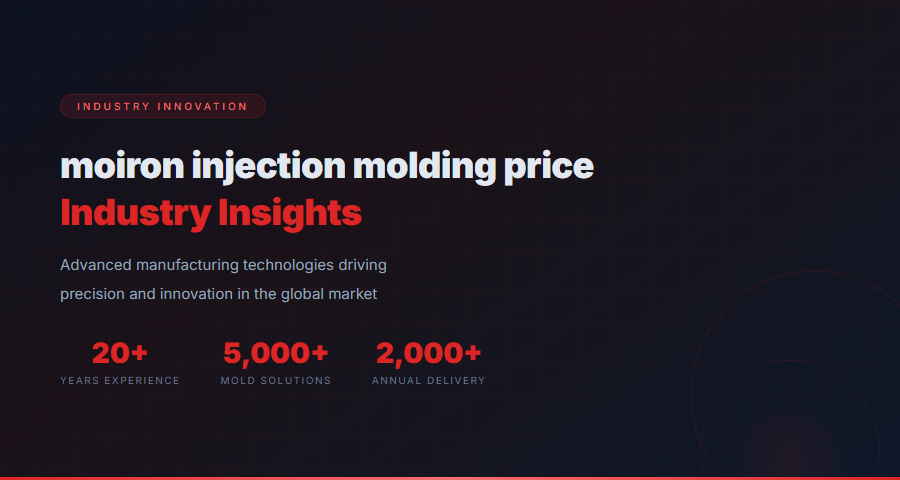 Moiron Injection Molding Price - Industry Technology and Innovation