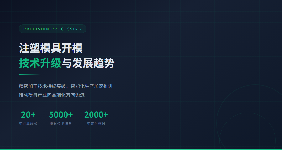 注塑模具开模技术发展趋势