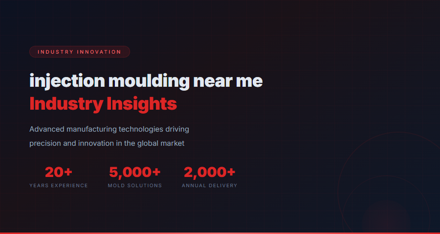 Injection Moulding Near Me - Industry Technology and Innovation