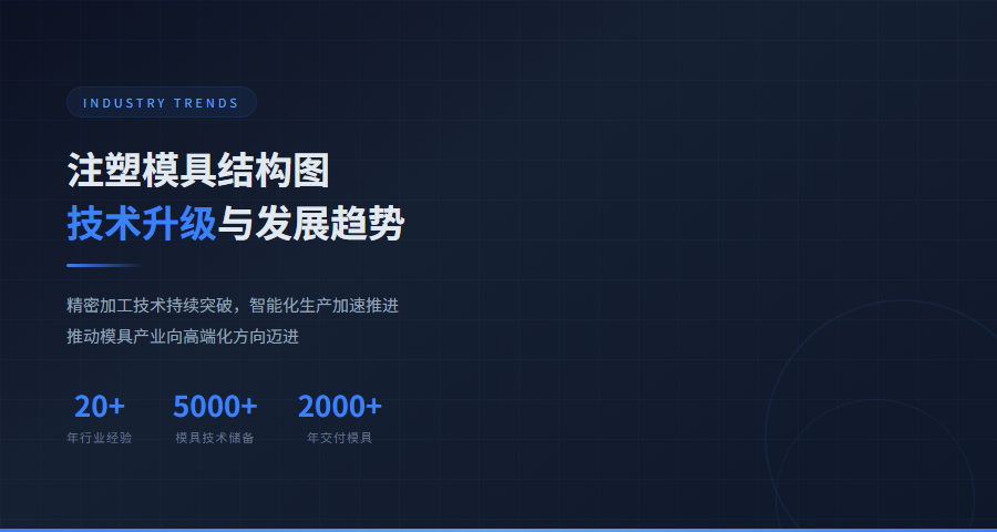 注塑模具结构图技术发展趋势